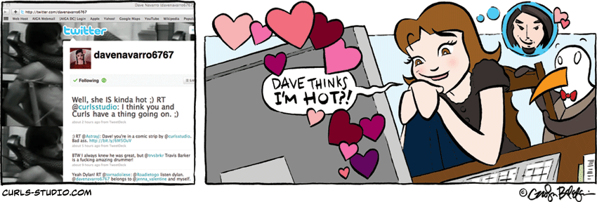 Dave Navarro Thinks Curls Is Hot!