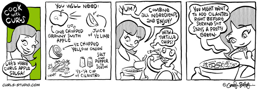 Curls Apple Salsa Curls Apple Salsa