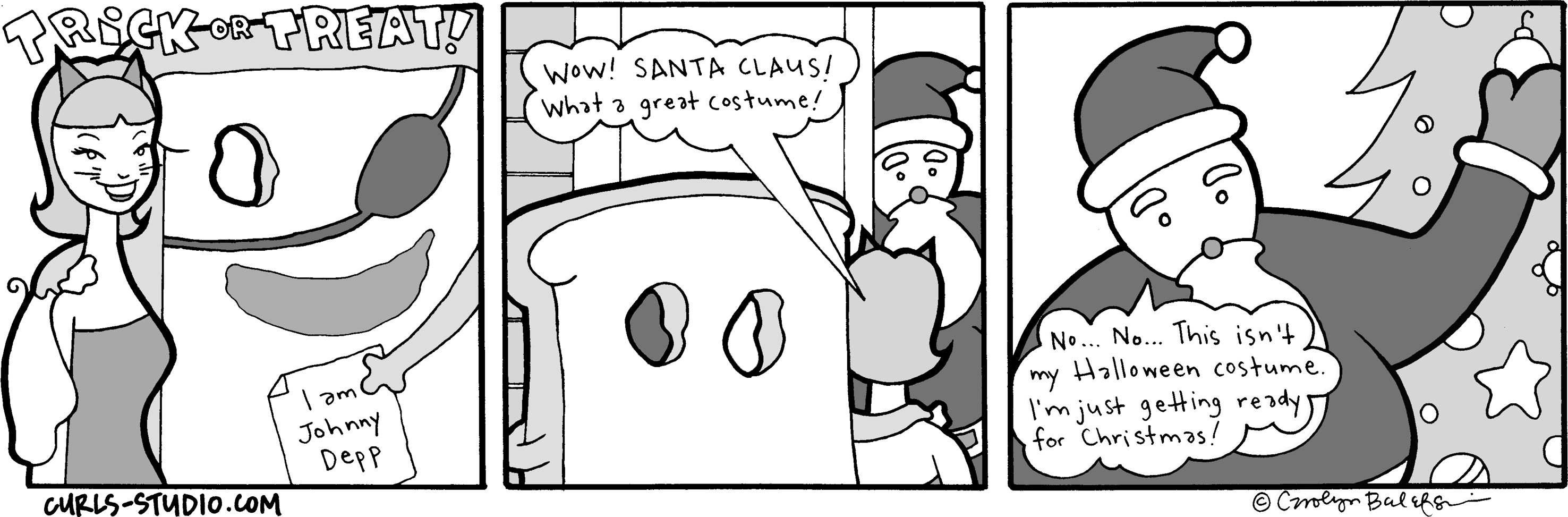 Halloween Santa